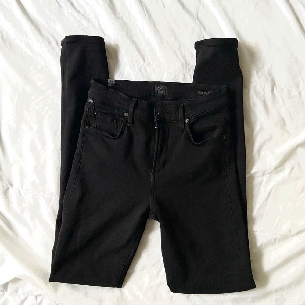 Citizens of Humanity All Black rocket skinny jeans